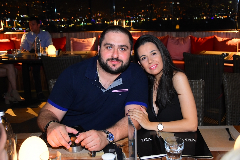 Nathaly Safy and Rabih Rahal at The View